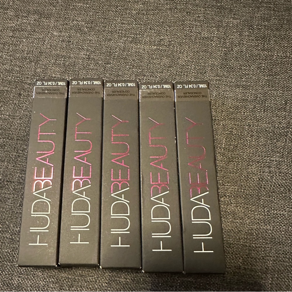 huda beauty overachiever concealer caramel corn 22N lot of 5
